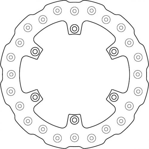 FERODO FMD0186MXR FIXED BRAKE DISC