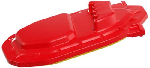 RTECH AIR BOX WASH COVER KAWASAKI RED-YELLOW