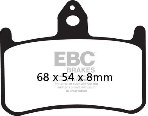 EBC EPFA187HH EBC EXTREME PRO HH DISC PADS