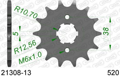 AFAM FRONT 13T, 520 AF12130813
