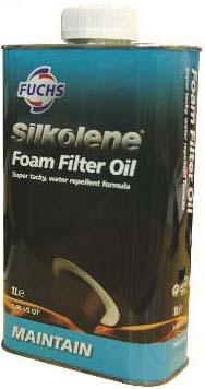SILKOLENE SILKOLENE MAINTAIN FOAM FILTER OIL 1Ltr