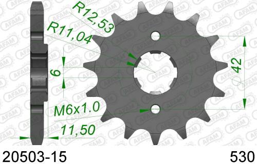 AFAM FRONT 15T, 530 AF12050315
