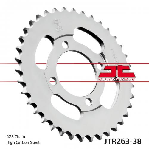 JT SPROCKETS REAR STEEL 38T, 428 JTR026338