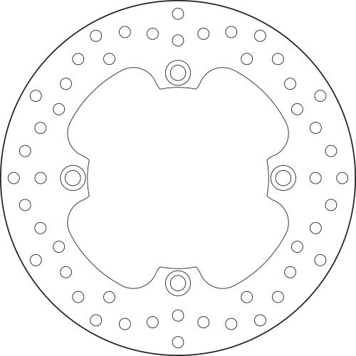 Brembo Serie Oro Fixed Brake Disc 220 mm – 68B40754