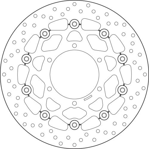 Brembo Serie Oro Floating Brake Disc 310 mm – 78B40863
