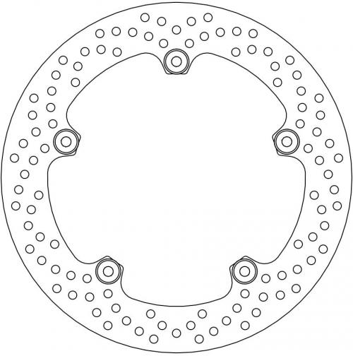 MOTO MASTER 111068, HALO FLOATING STEEL DISC 305