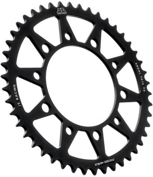 JT SPROCKETS REAR RACELITE ALU 46T BLACK, 520 JTA130346Z