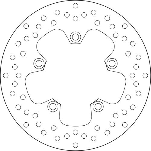 Brembo Serie Oro Fixed Brake Disc 245 mm – 68B407H3