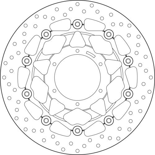 Brembo Serie Oro Floating Brake Disc 320 mm – 78B40876