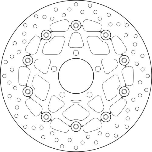 Brembo Serie Oro Floating Brake Disc 300 mm – 78B40842