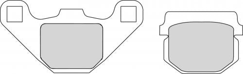 FERODO FDB313P BRAKE PADS ORGANIC