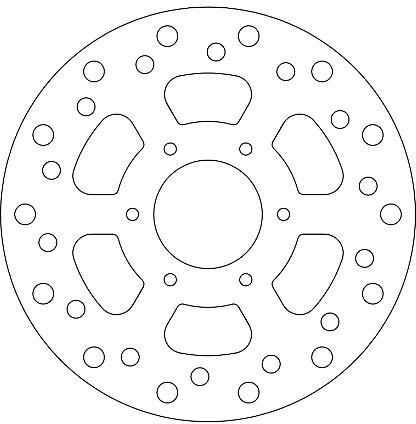 FERODO FMD0312R FIXED BRAKE DISC