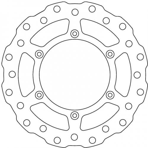 FERODO FMD0258MXR FIXED BRAKE DISC