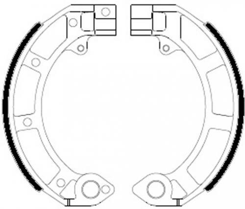 FERODO FSB874A BRAKE SHOE SET