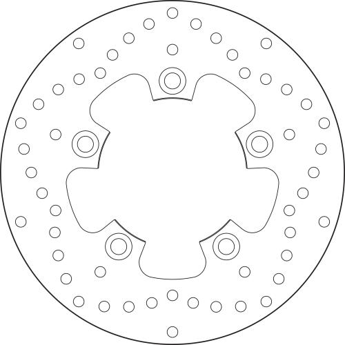 BREMBO BRAKE DISC, 68B407J7