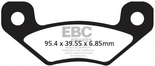 EBC FA 398R EBC DISC PADS