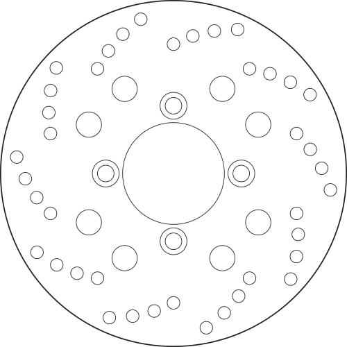 Brembo Serie Oro Fixed Brake Disc 220 mm – 68B40741