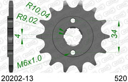 AFAM FRONT 13T, 520 AF12020213