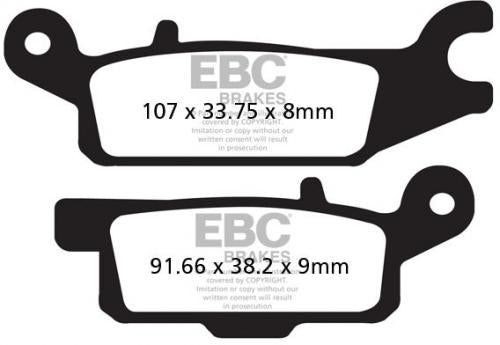 EBC FA 445R EBC DISC PADS