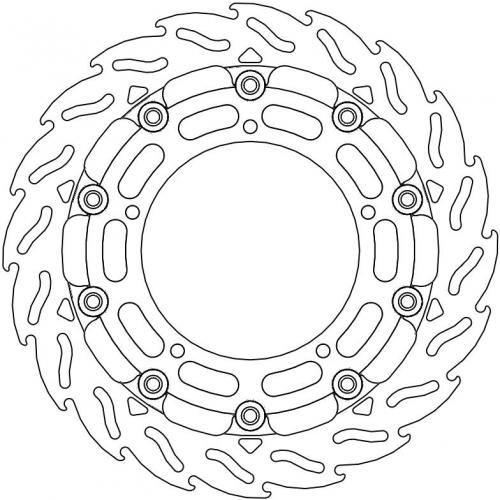 MOTO MASTER 112189, FLAME 5,5MM RACING SERIES