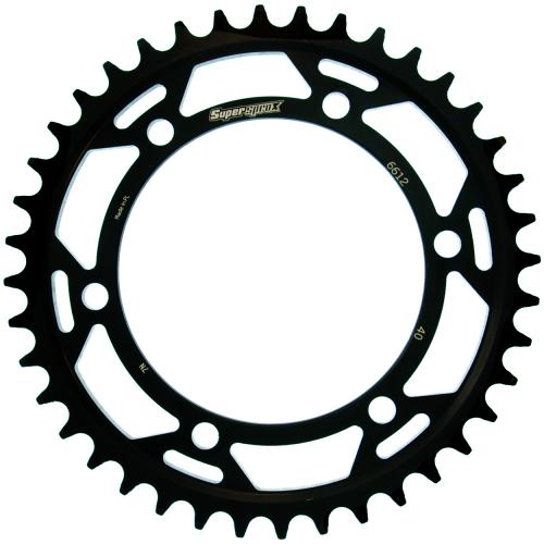 SUPERSPROX SUPERSPROX REAR STEEL 40T, BLACK SU4661240B