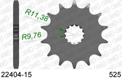 AFAM FRONT 15T, 525 AF12240415