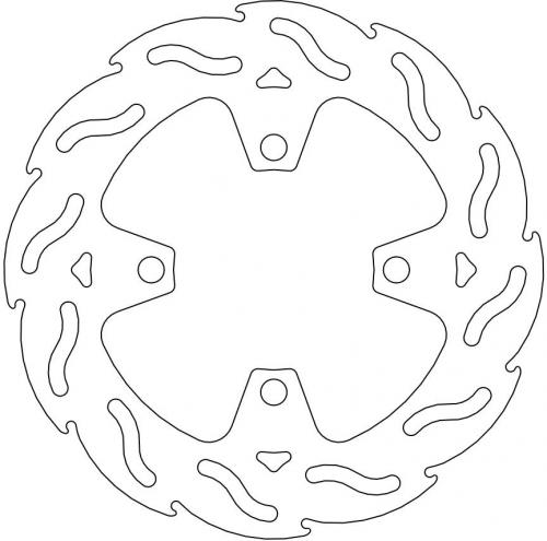 MOTO MASTER 110579, FLAME FIXED DISC 220