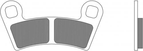 Brembo SD Sintered Brake Pads for Polaris 800 RZR / 525 OUTLAW & More – 07PO09SD