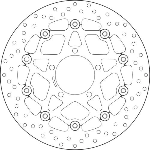 Brembo Serie Oro Floating Brake Disc 310 mm – 78B40861