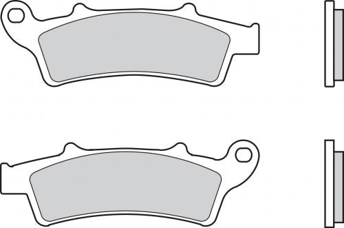Brembo CC Carbon-Ceramic Brake Pads for Kymco / Aprilia / Malaguti – 07045
