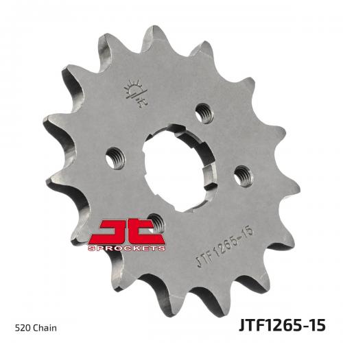 JT SPROCKETS FRONT STEEL 15T, 520 JTF126515