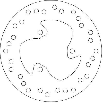FERODO FMD0156R FIXED BRAKE DISC