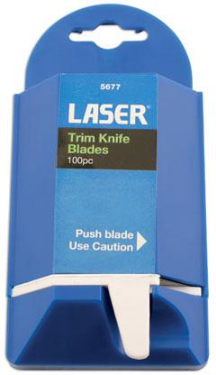 LASER TOOLS TRIM KNIFE BLADES 100PC