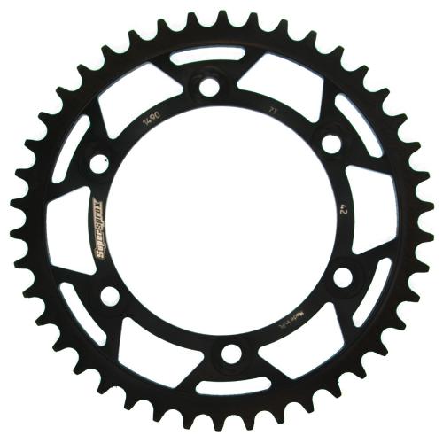 SUPERSPROX SUPERSPROX REAR STEEL 42T, BLACK, 520 SU4149042B