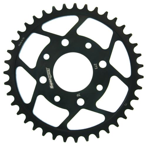 Supersprox steel rear sprocket 39T 520 pitch Black 125 Duke 2011–2013 RFE-273:39-BLK