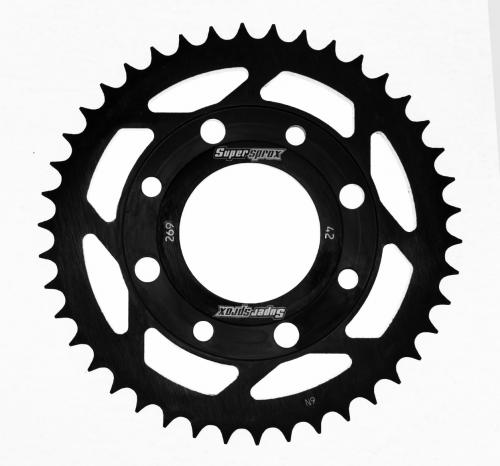 SUPERSPROX SUPERSPROX REAR STEEL 42T, BLACK SU426942B