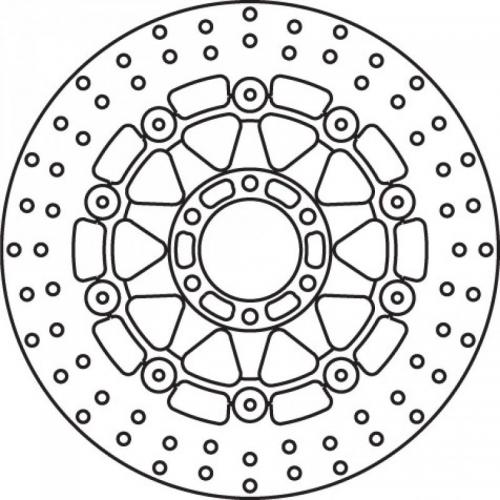 BREMBO BRAKE DISC, 108489975