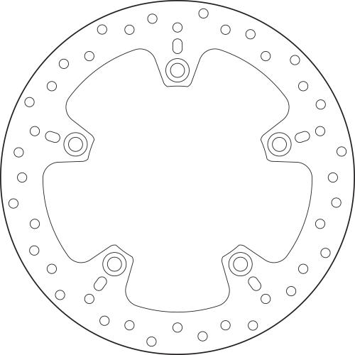 Brembo Serie Oro Fixed Brake Disc 265 mm – 68B407C0