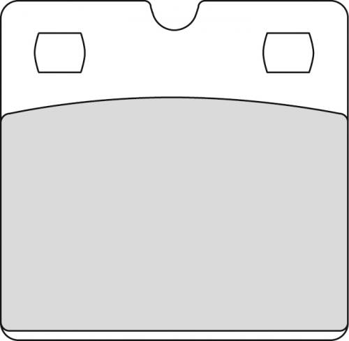 FERODO FDB204P BRAKE PADS ORGANIC