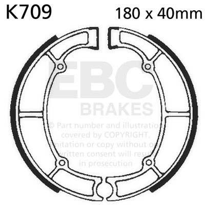 EBC K709 EBC BRAKE SHOES