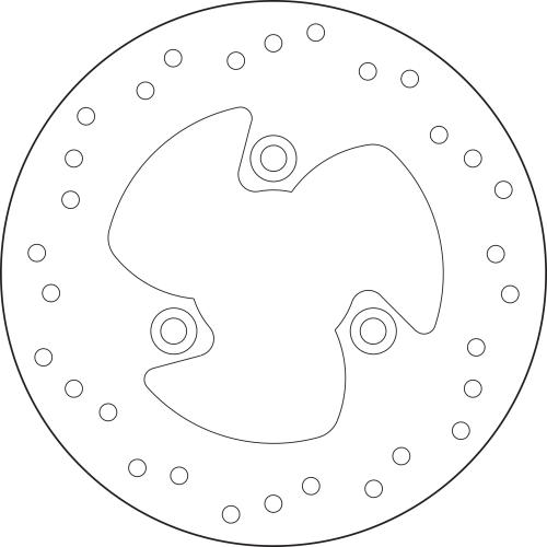 Brembo Serie Oro Fixed Brake Disc 190 mm – 68B40715