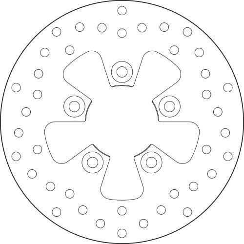 Brembo Serie Oro Fixed Brake Disc 196 mm – 68B407M3