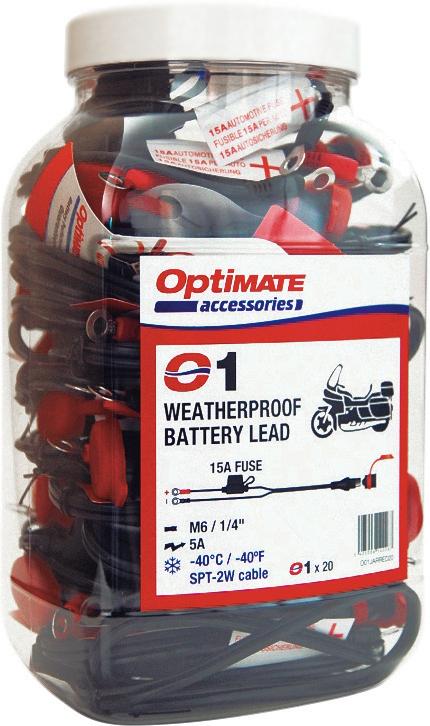 TECMATE JAR OF 20 O-1 WEATHERPROOF EYELET LEAD OPTIMATE