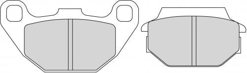 FERODO FDB2096EF BRAKE PADS ORGANIC