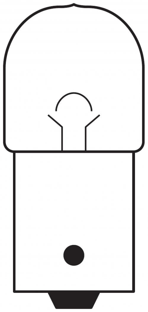 OSRAM 12V 10W R10W BA15S ULTRA LIFE 2-PK