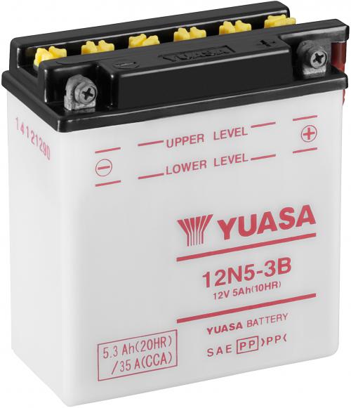 YUASA 12N5-3B YUASA BATTERY & ACID PACK
