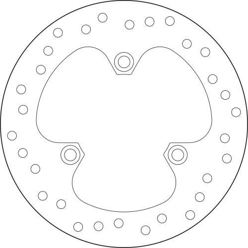 Brembo Serie Oro Fixed Brake Disc 220 mm – 68B40767