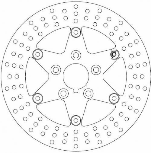 FERODO FMD0211RPF FLOATING BRAKE DISC