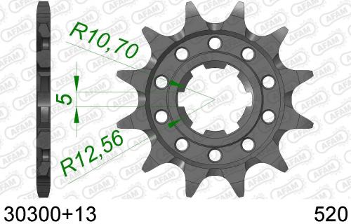 AFAM FRONT 13T, 520 AF13030013S