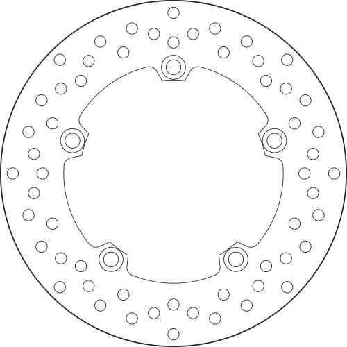 Brembo Serie Oro Fixed Brake Disc 245 mm – 68B407L0